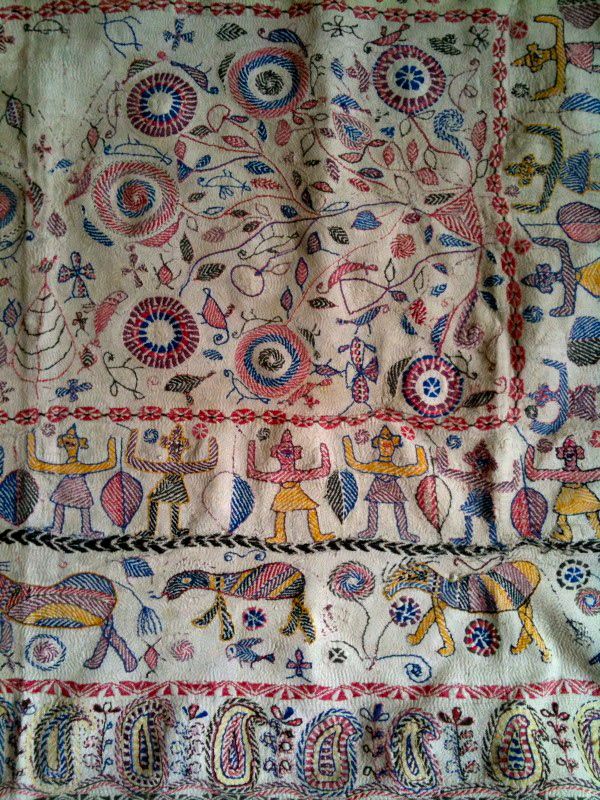 Kantha Embroidery - Archilata &amp; Baiton kantha, Sujani &amp; Rumal